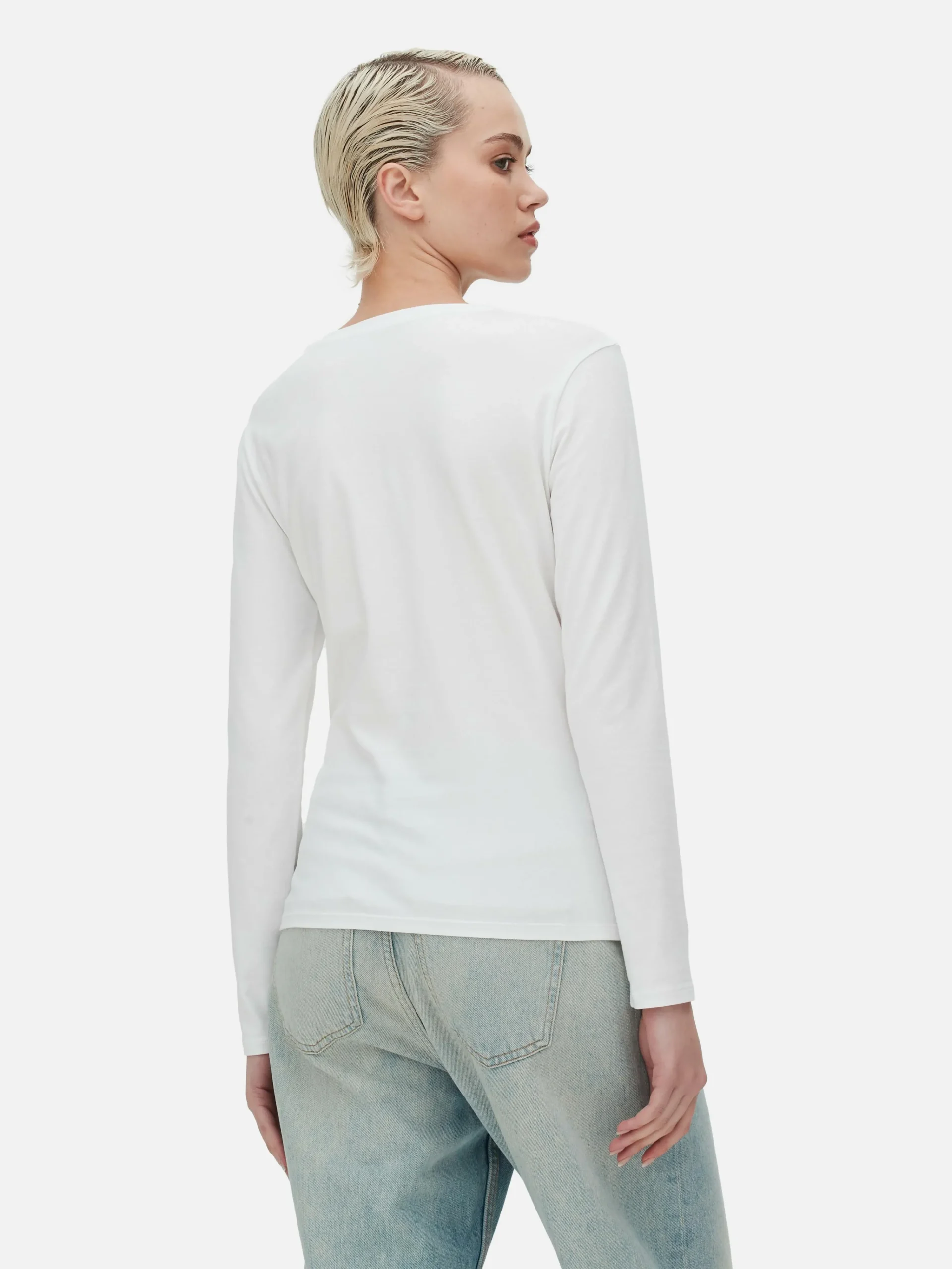 Stretch Long Sleeve Top|Primark Discount
