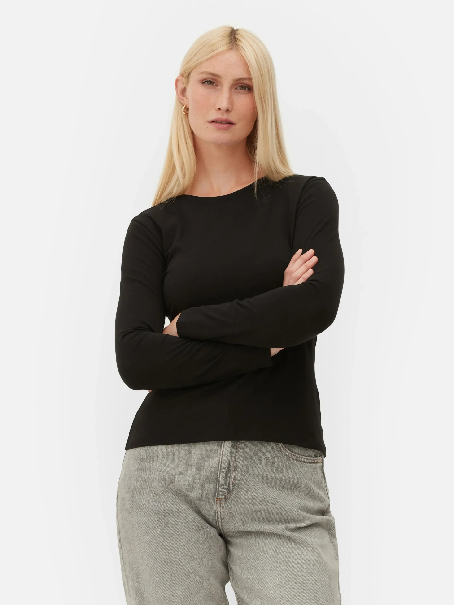 Stretch Long Sleeve T-Shirt|Primark Best