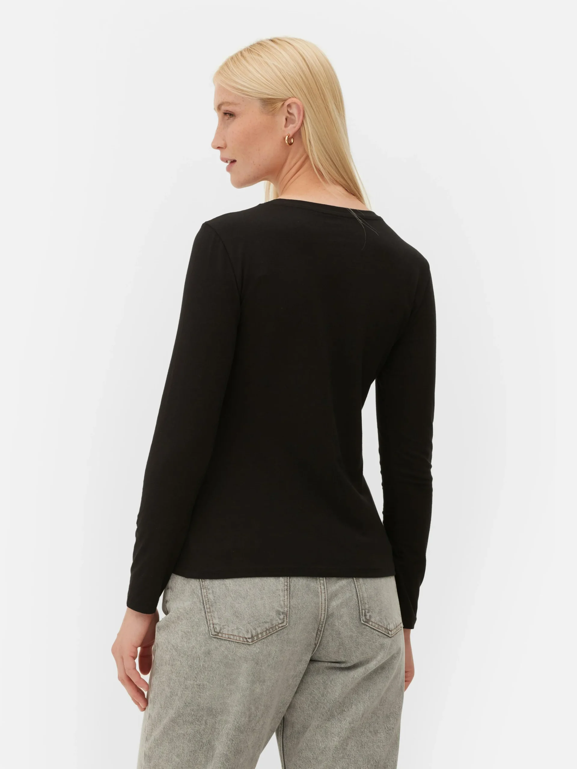 Stretch Long Sleeve T-Shirt|Primark Best