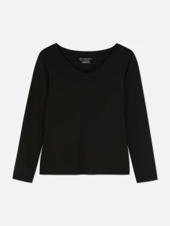 Stretch Long Sleeve T-Shirt|Primark