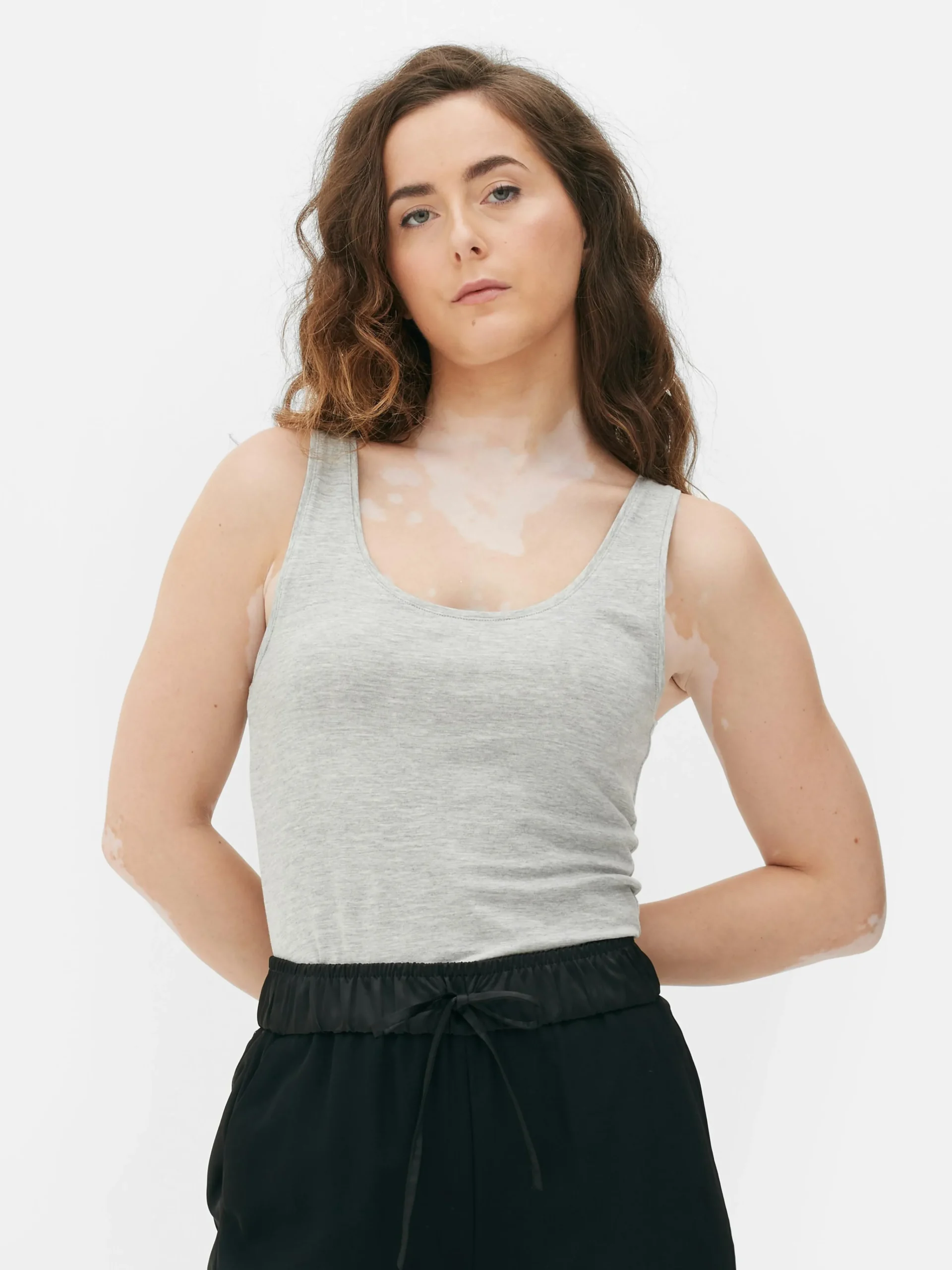 Stretch Scoop Neck Tank|Primark Discount