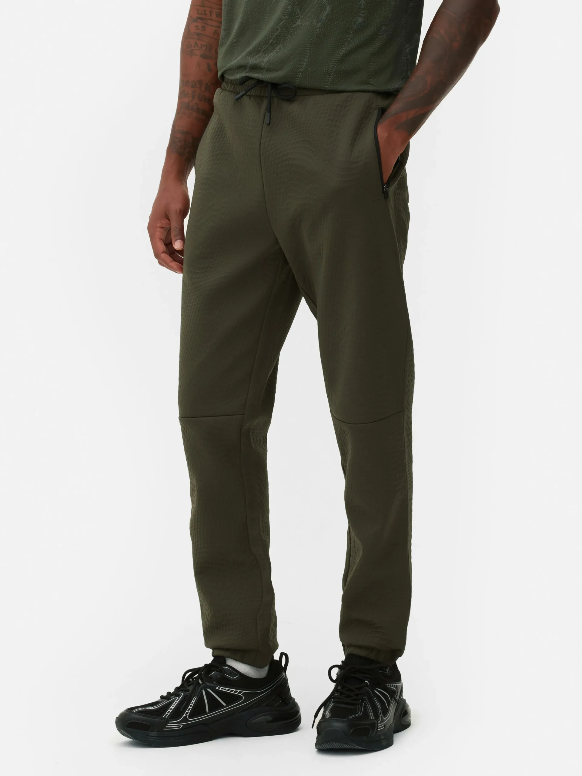 Stretch Waist Textured Joggers|Primark Hot