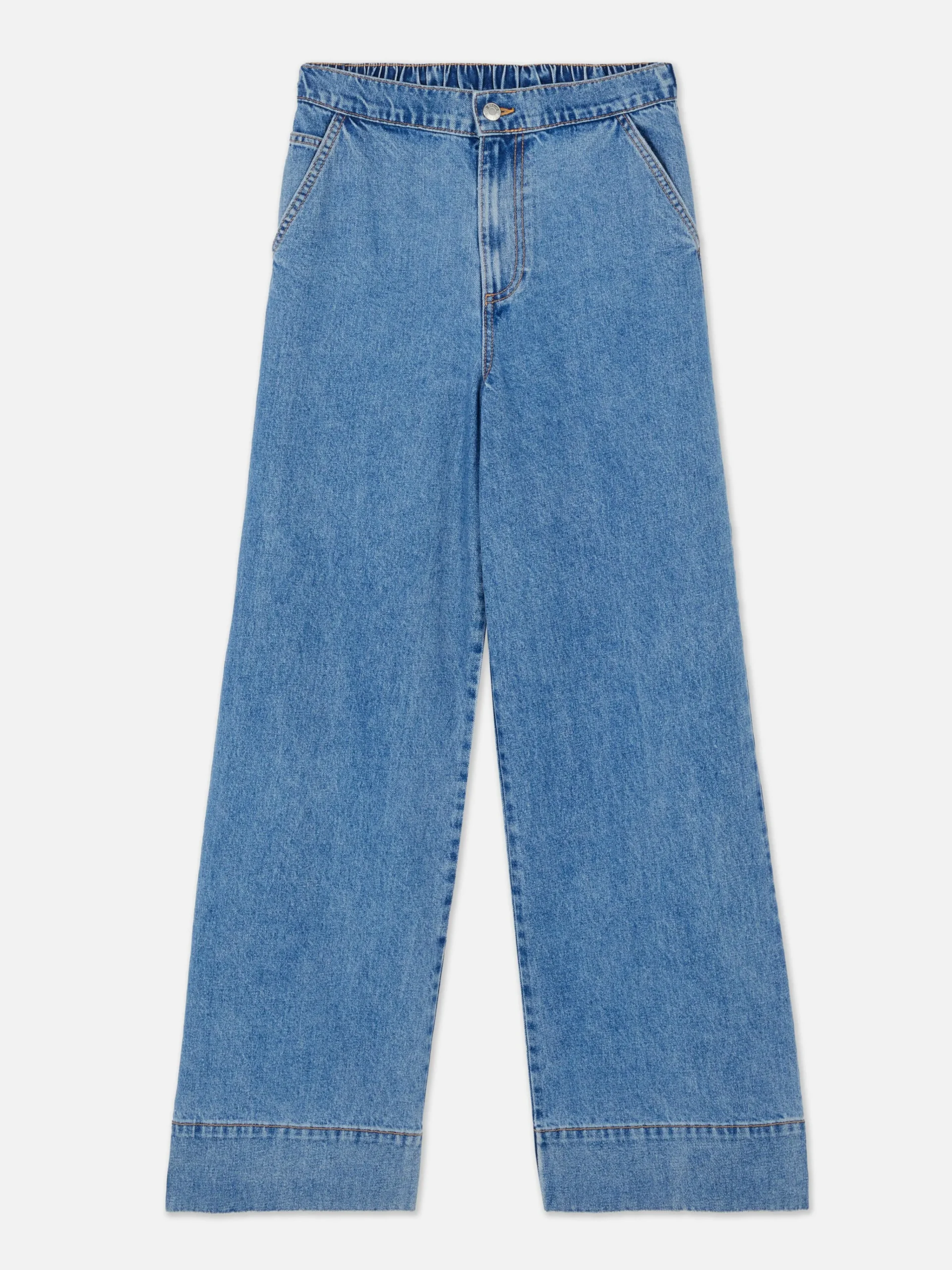 Stretch Wide Leg Jeans|Primark Online