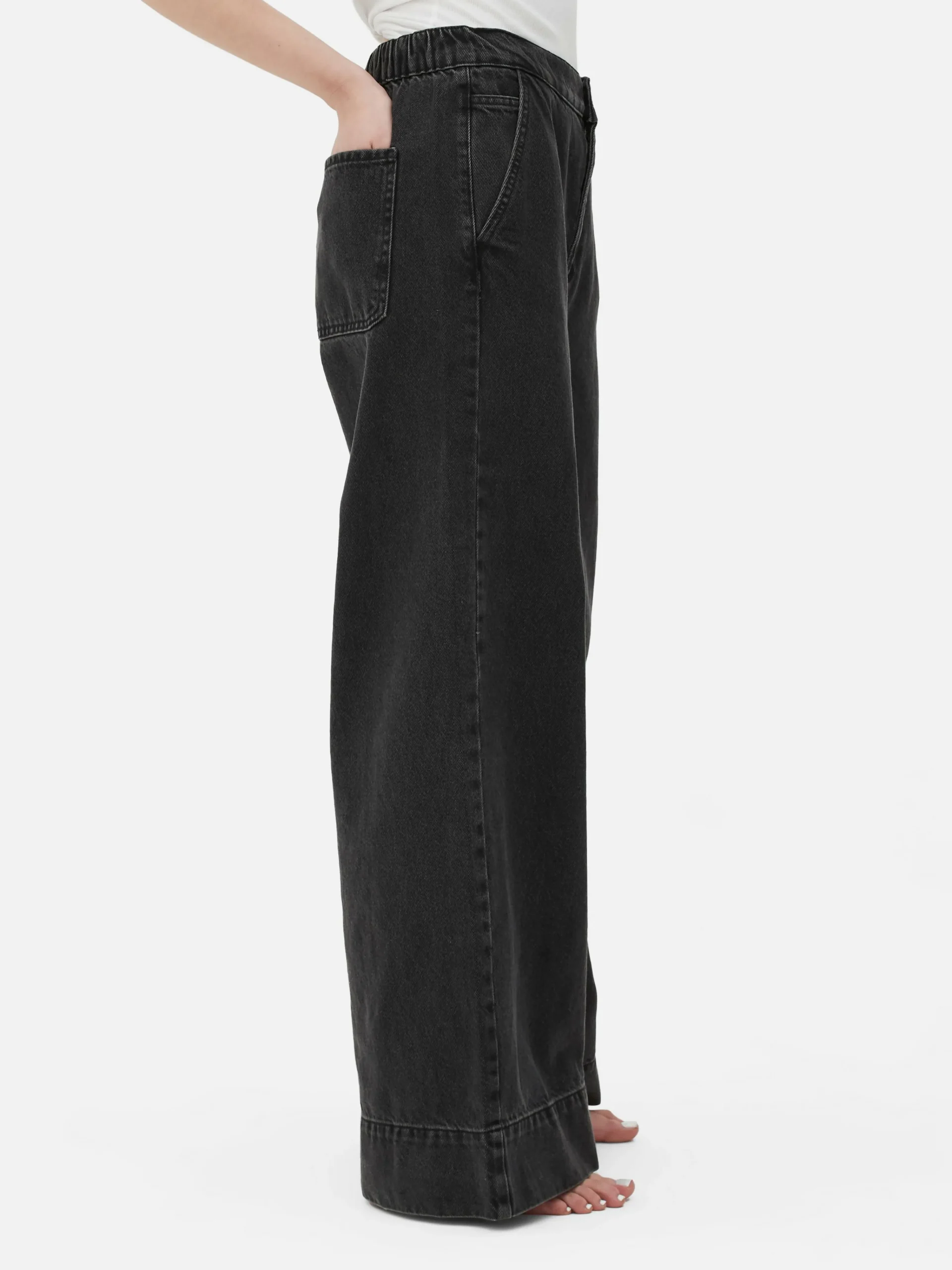 Stretch Wide Leg Jeans|Primark Online