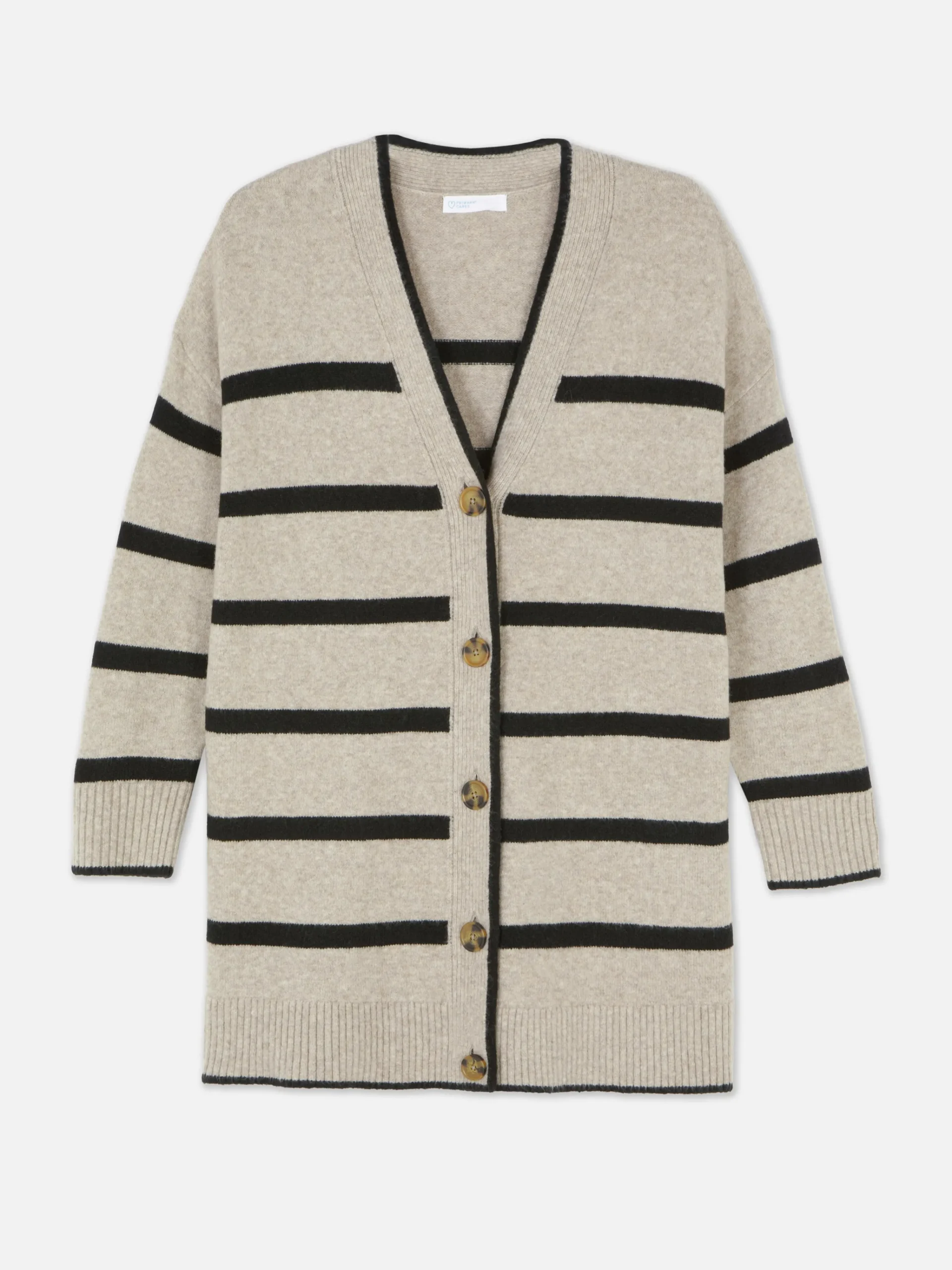 Striped Longline Cardigan|Primark Hot