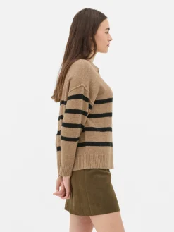 Striped Polo Sweater|Primark Sale