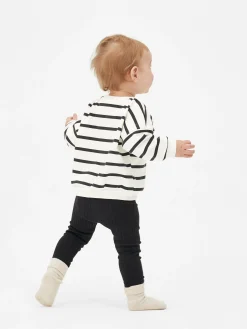 Striped Sweatshirt And Ribbed Leggings Set|Primark Best