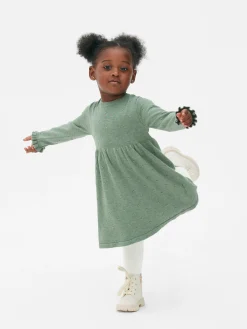 Swiss Dot Knit Dress And Tights Set|Primark Clearance