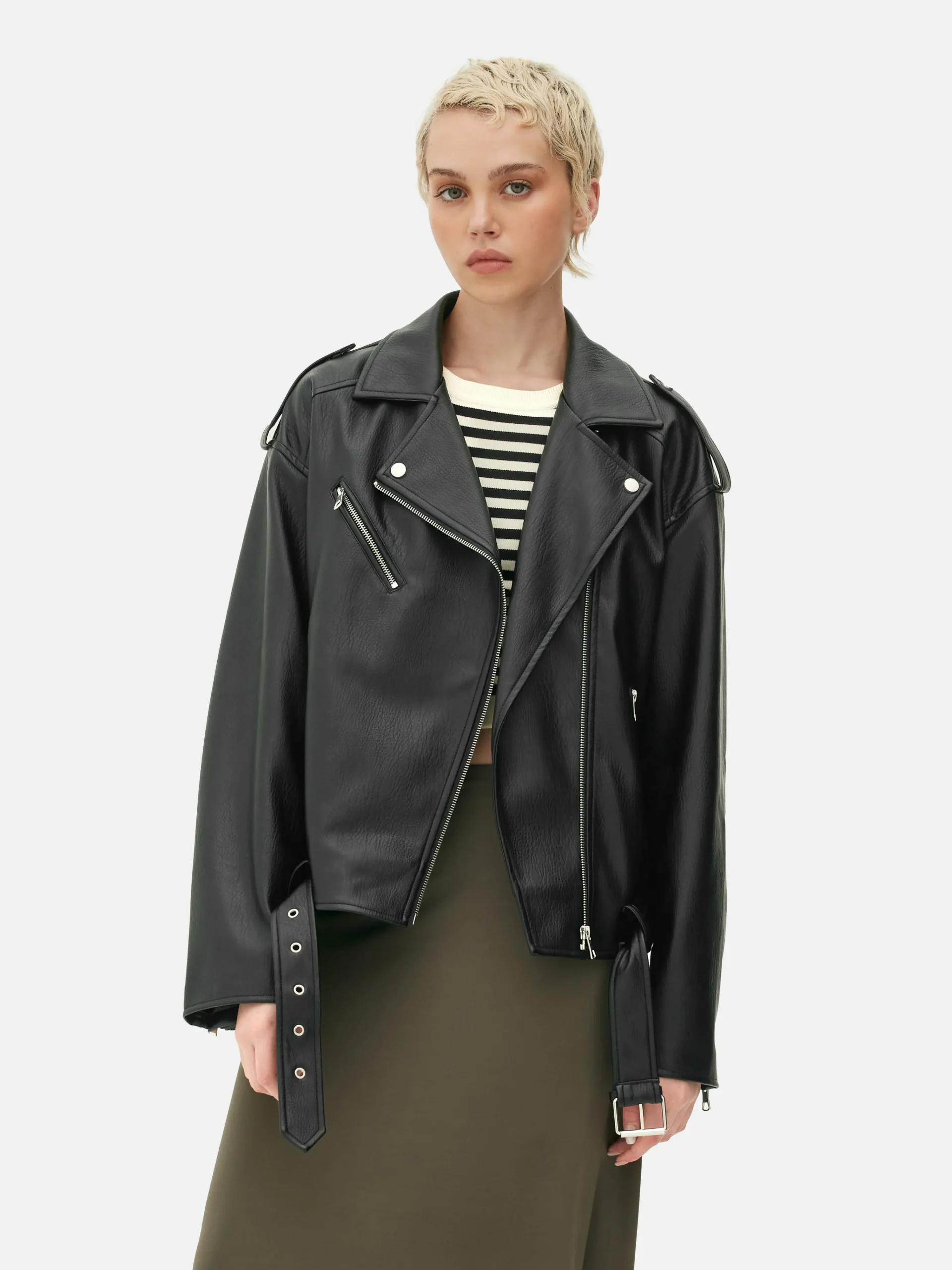 Textured Biker Jacket|Primark Hot