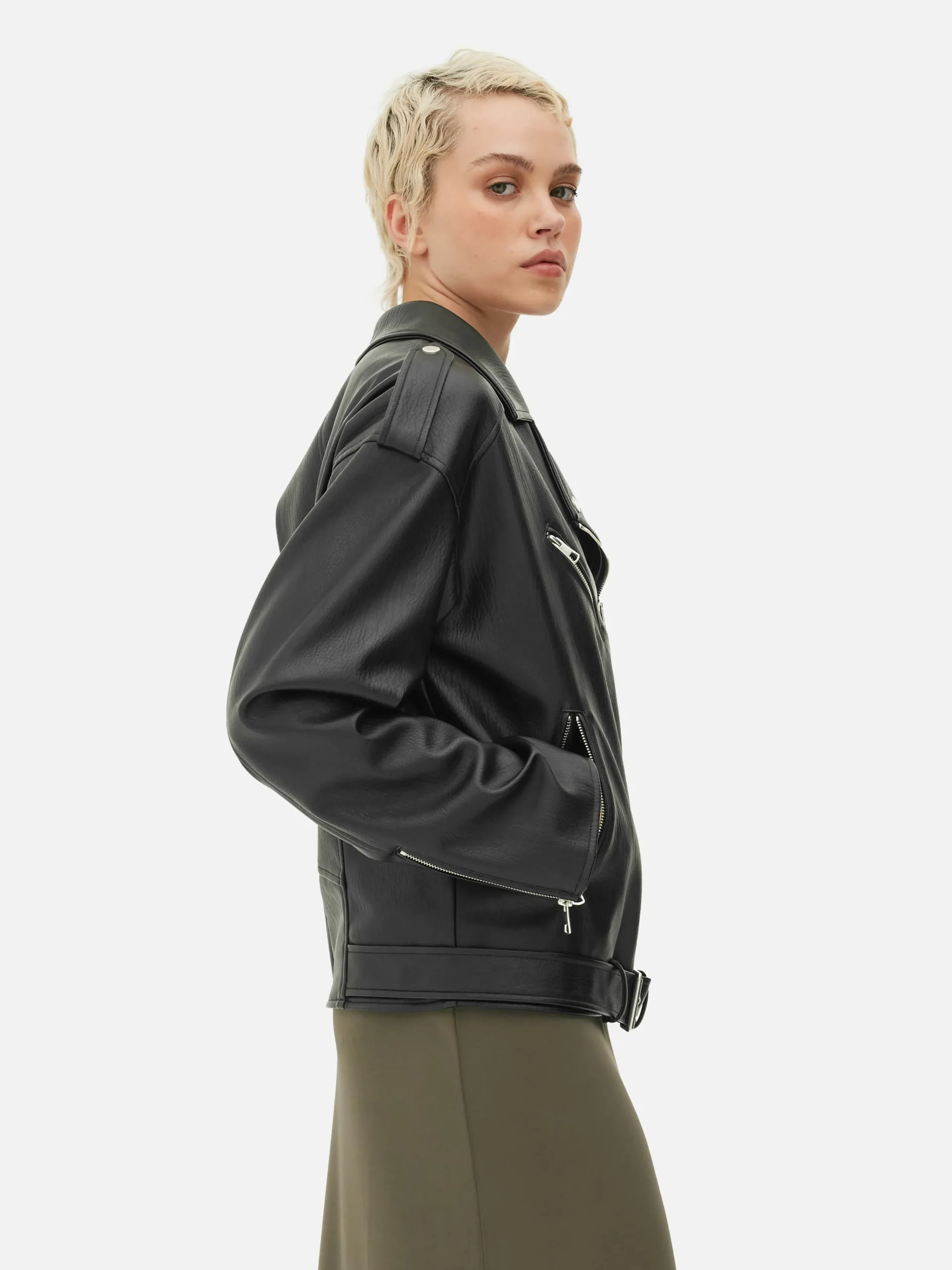 Textured Biker Jacket|Primark Hot