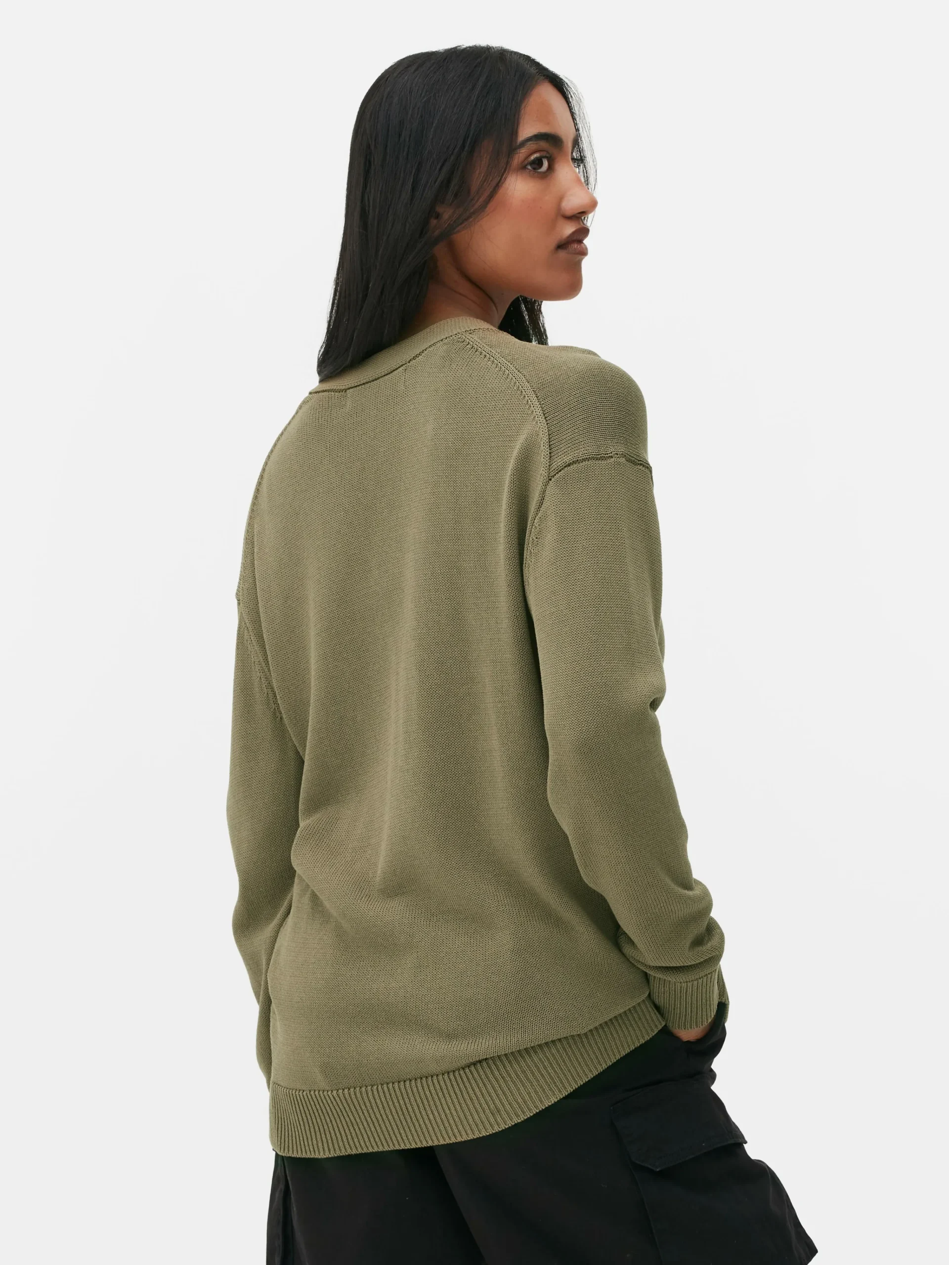 Textured Boyfriend Cardigan|Primark