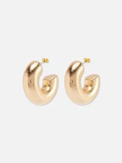 Textured Chunky Hoop Earrings|Primark Hot