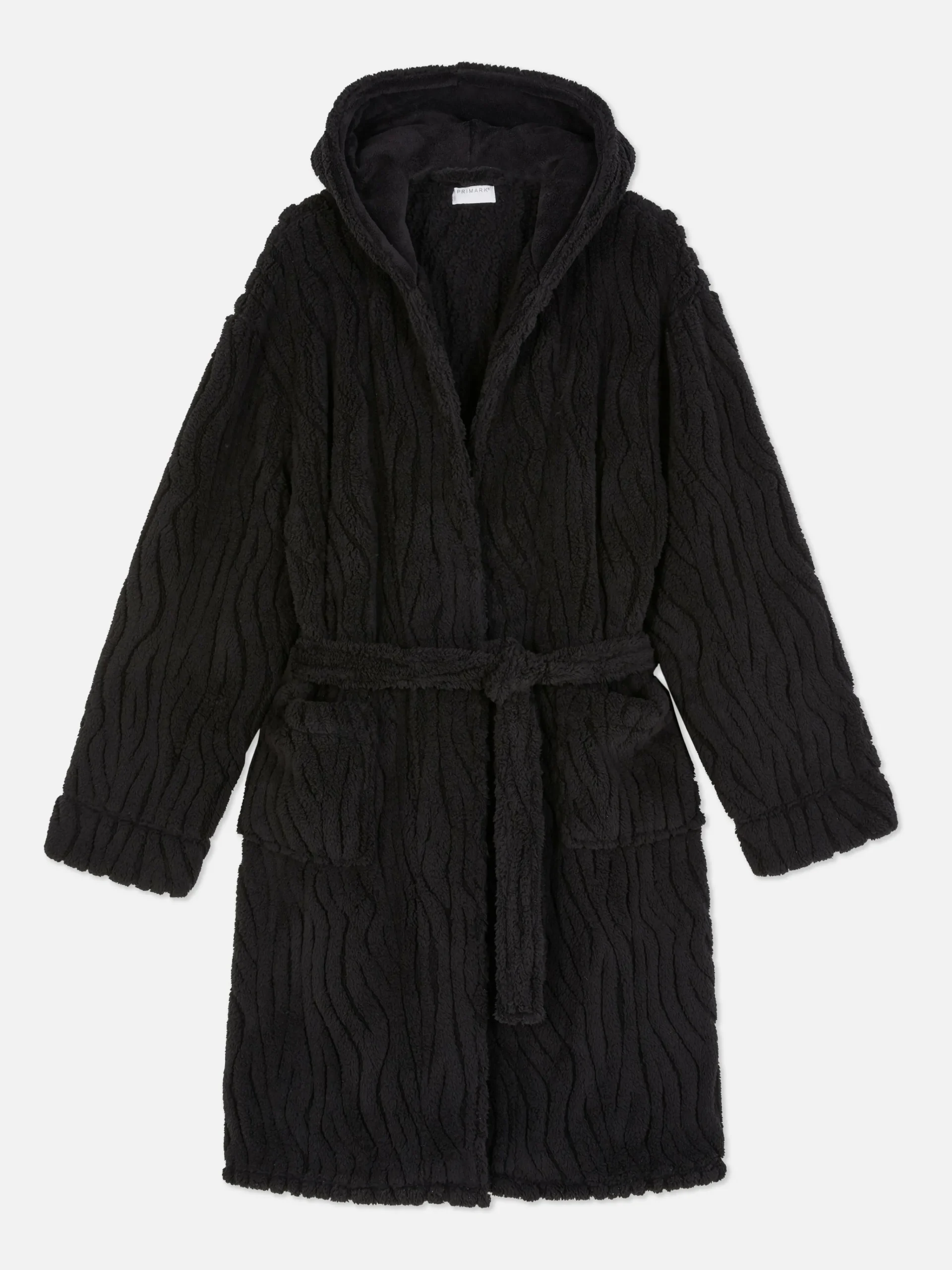 Textured Fleece Robe|Primark Online