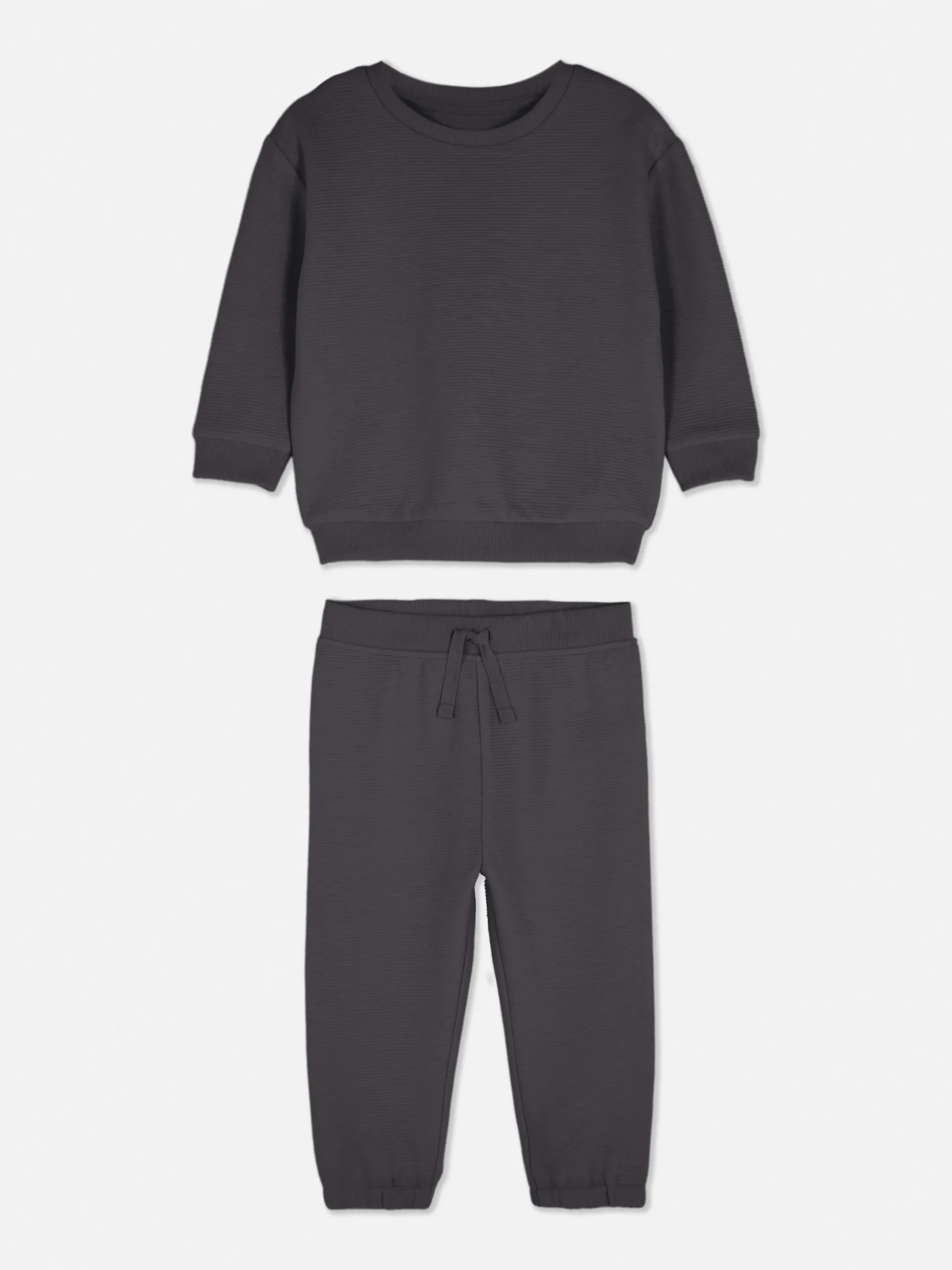 Textured Sweatshirt And Joggers Set|Primark Hot
