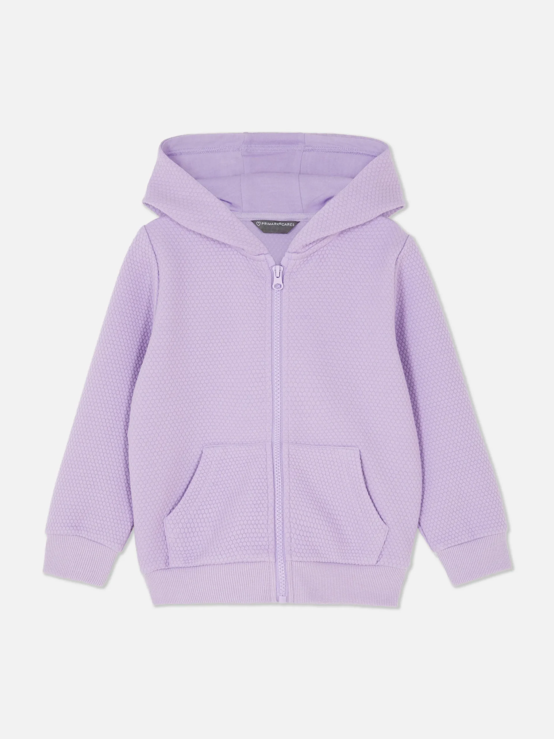 Textured Zip Hoodie|Primark Outlet