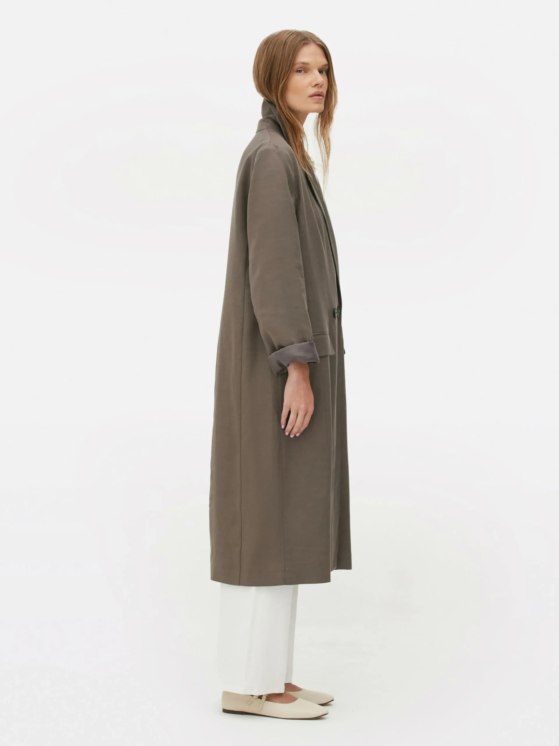 The Edit Double-Breasted Duster Coat|Primark Hot