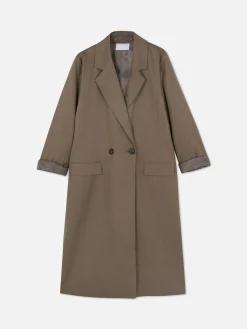 The Edit Double-Breasted Duster Coat|Primark Hot