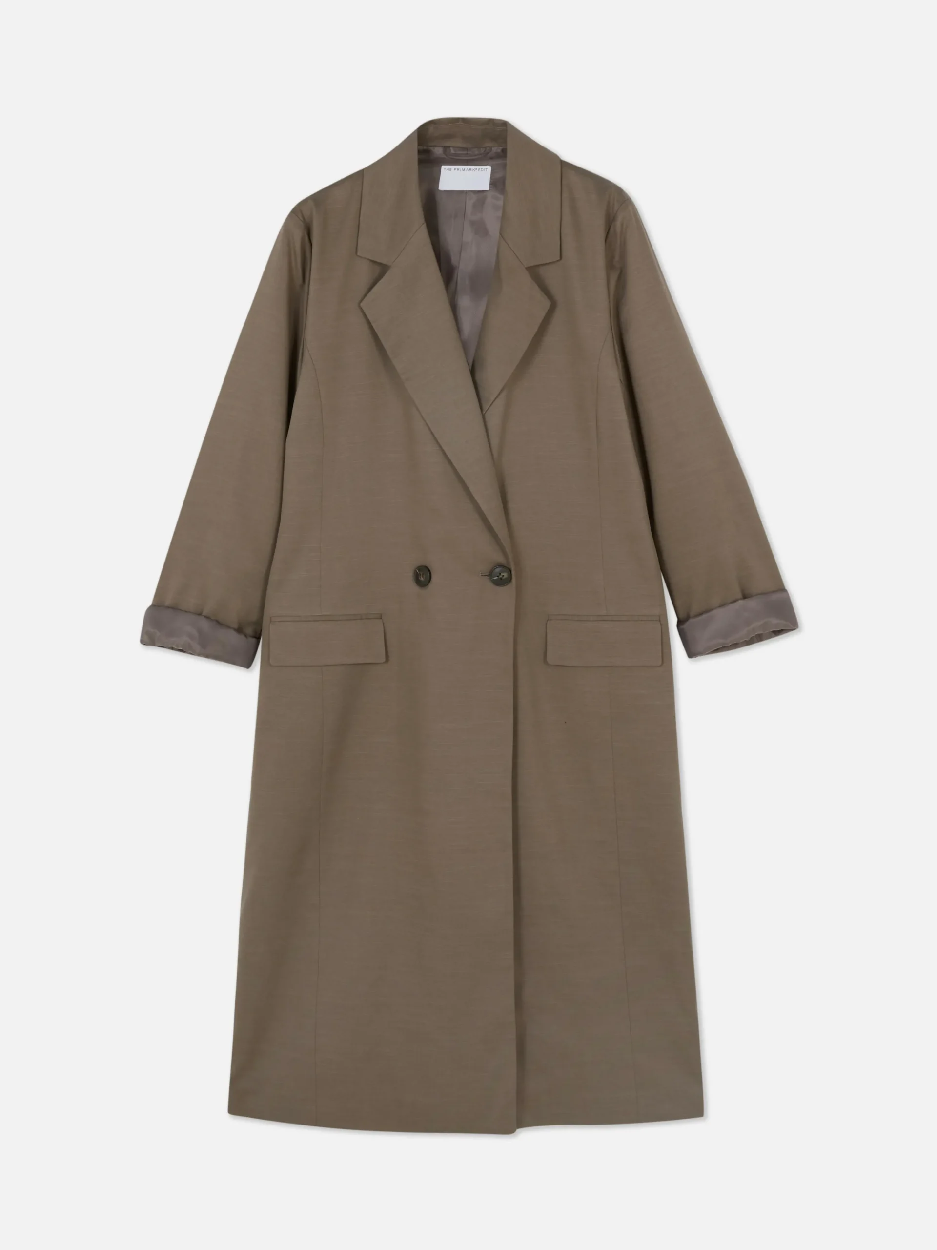 The Edit Double-Breasted Duster Coat|Primark Hot
