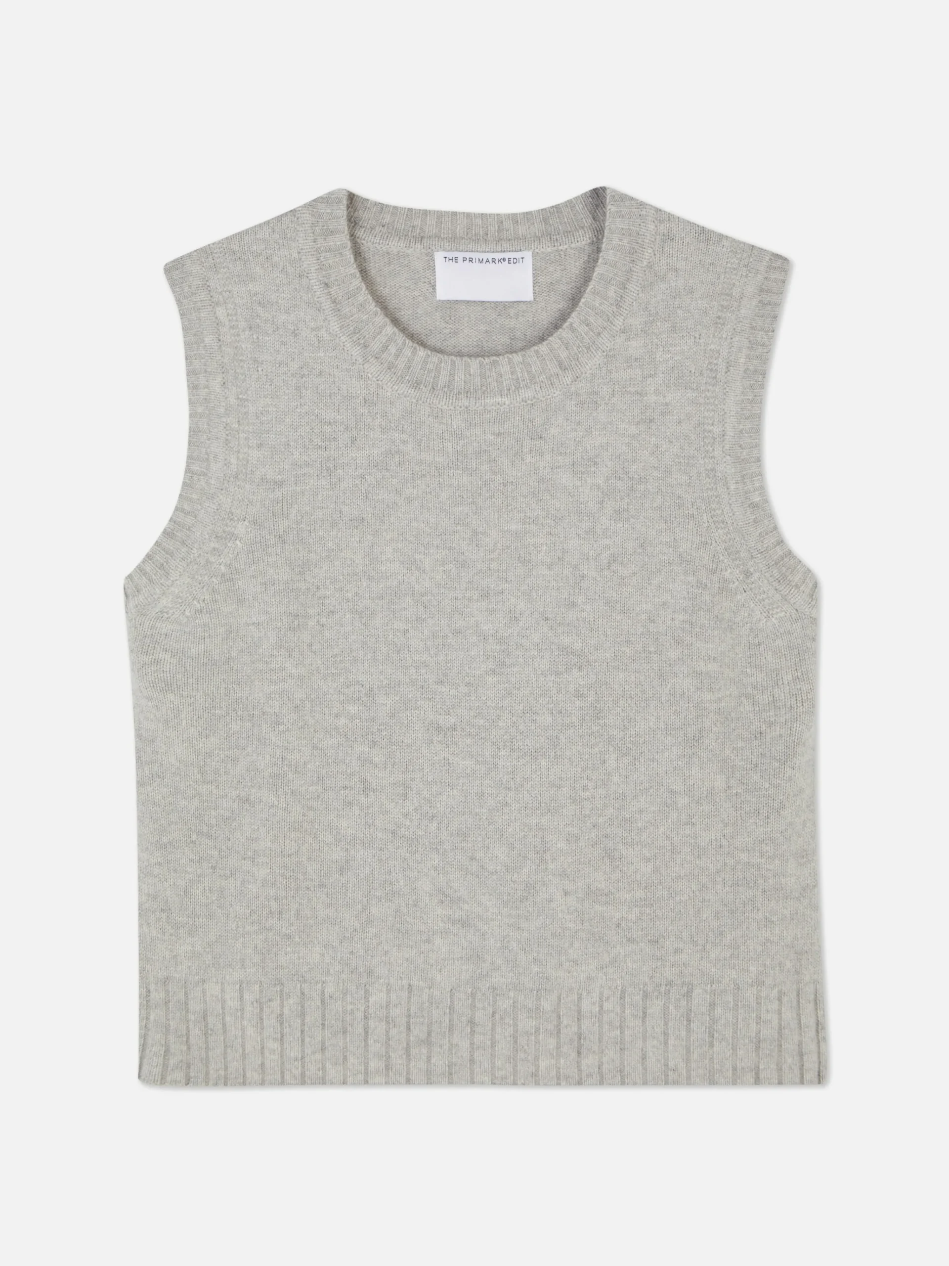 The Edit Ribbed Trim Knitted Vest|Primark Discount
