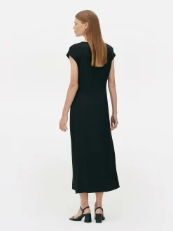 The Edit Satin Midi Dress|Primark Online
