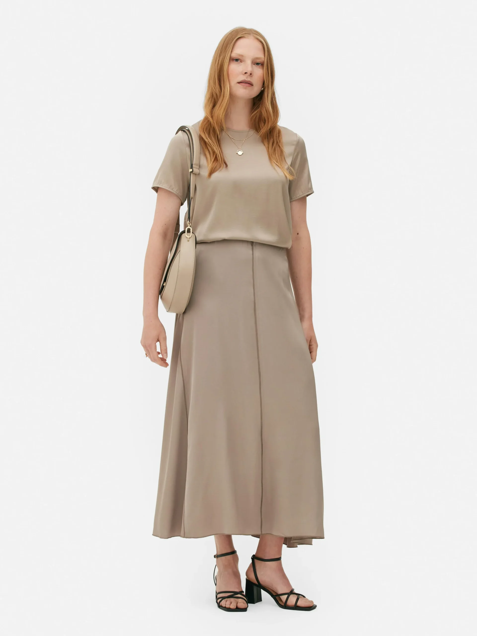 The Edit Satin Skirt|Primark New