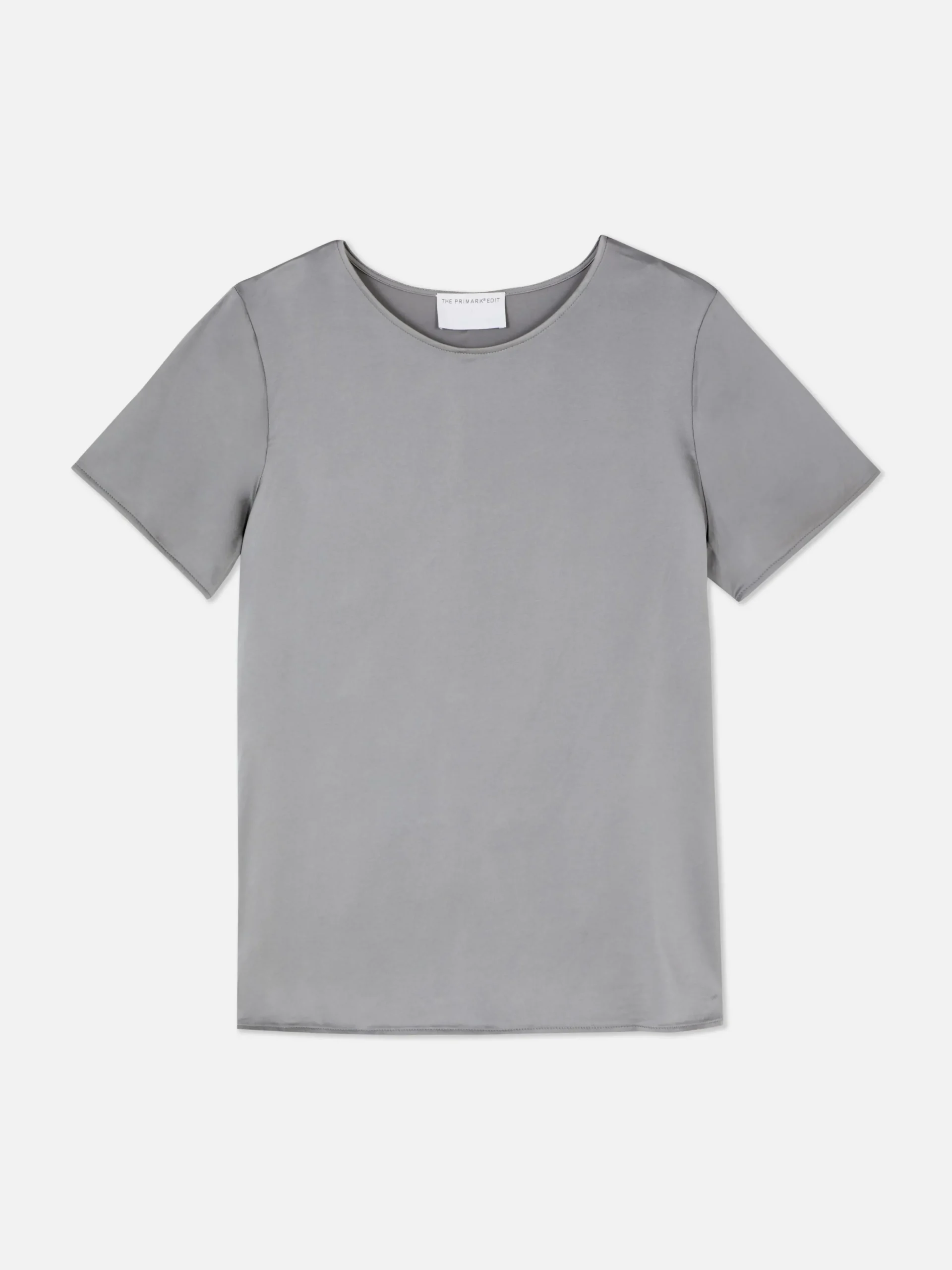 The Edit Satin T-Shirt|Primark Discount