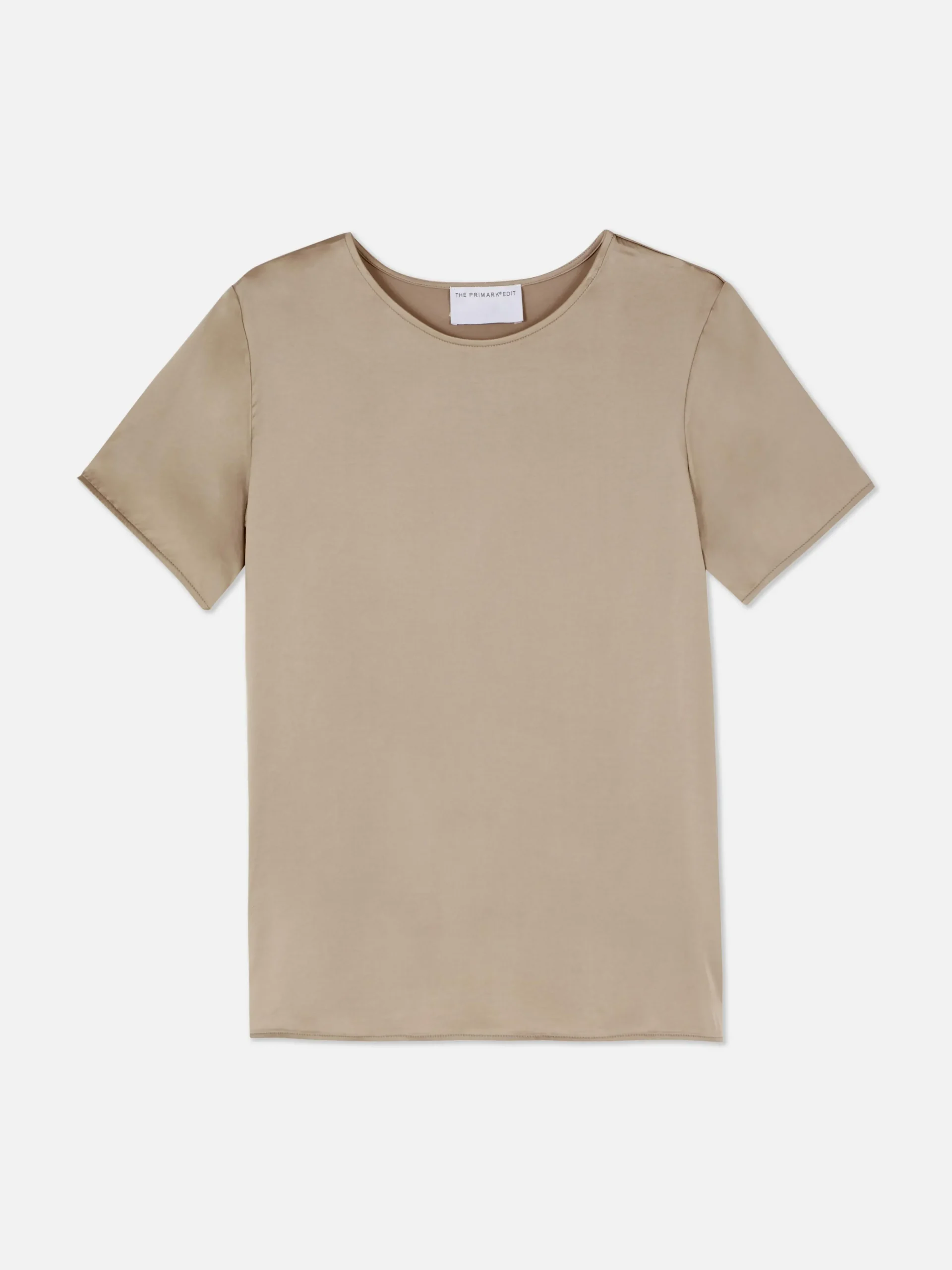 The Edit Satin T-Shirt|Primark Sale