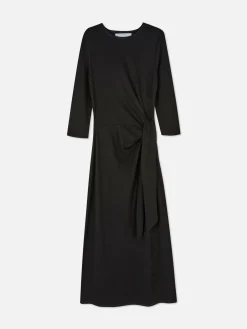 The Edit Side Tie Jersey Dress|Primark Discount