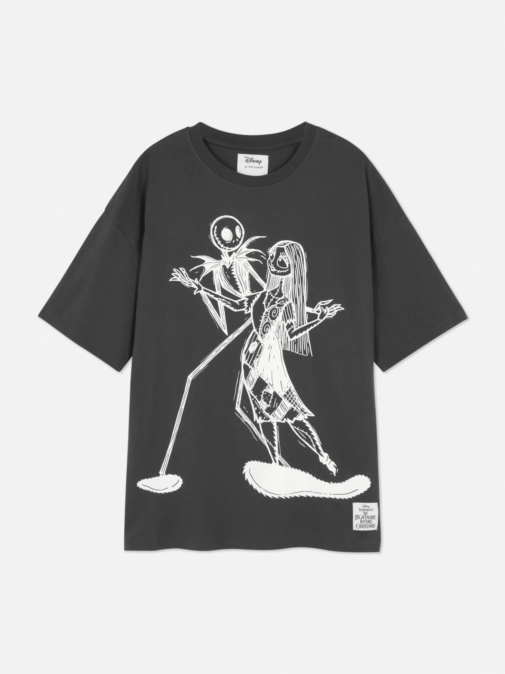 The Nightmare Before Christmas Oversized T-Shirt|Primark Clearance