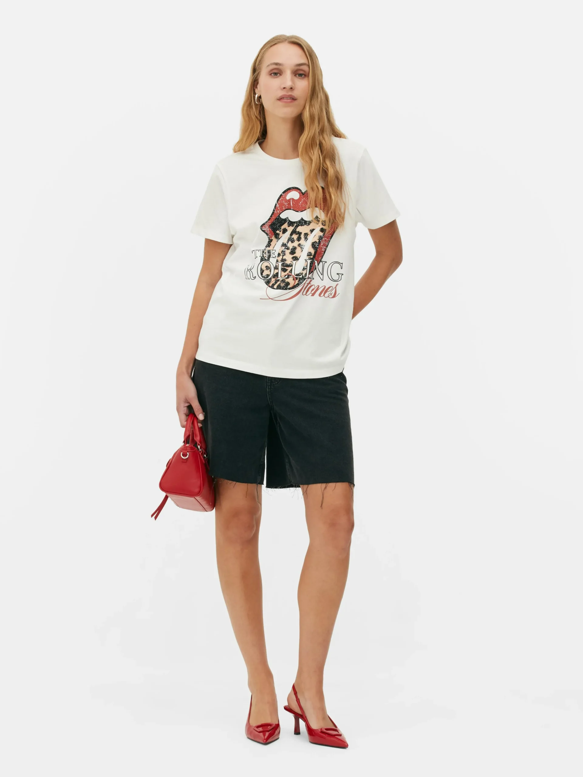 The Rolling Stones Leopard T-Shirt|Primark New