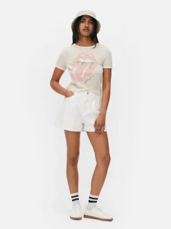 The Rolling Stones Logo Cropped T-Shirt|Primark Online