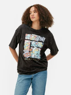 The Smurfs Comic Oversized T-Shirt|Primark New