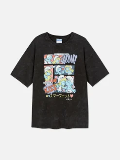 The Smurfs Comic Oversized T-Shirt|Primark New