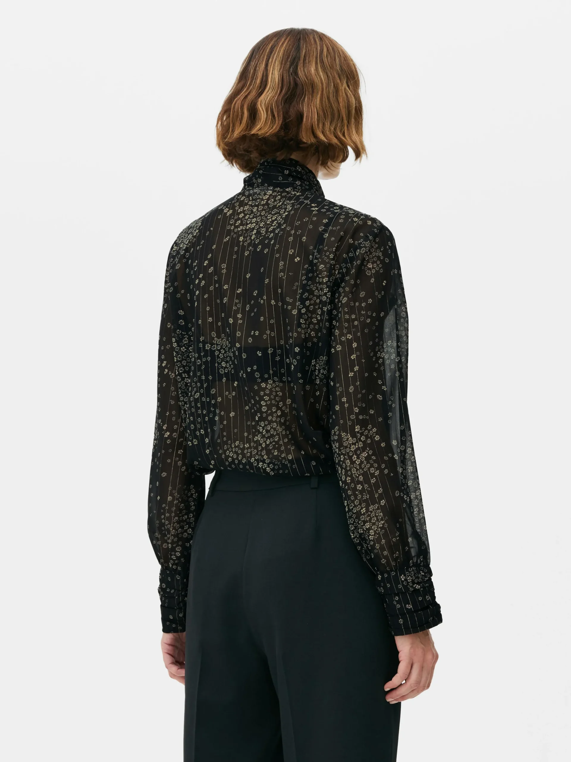 Tie Neck Blouse|Primark