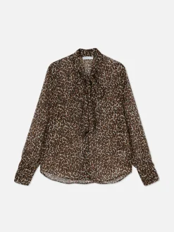 Tie Neck Blouse|Primark Outlet