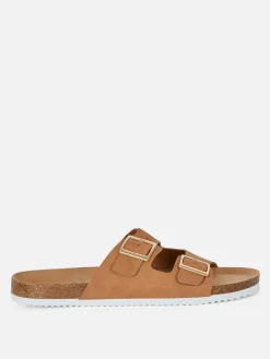 Two Strap Buckle Sandals|Primark