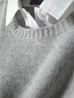 Two-in-One Collared Pullover|Primark New