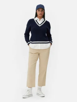 Two-in-One Preppy Pullover And Shirt|Primark Discount