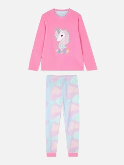 Unicorn Fleece Pajamas|Primark