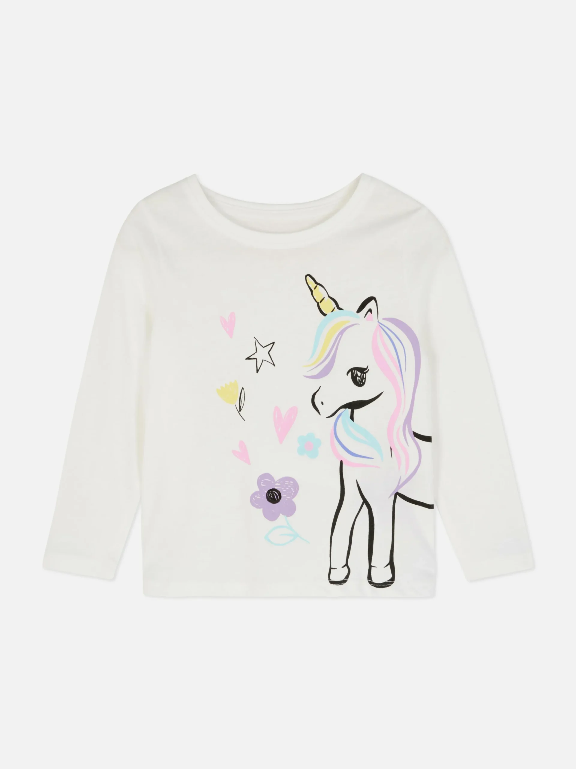 Unicorn Graphic T-Shirt|Primark