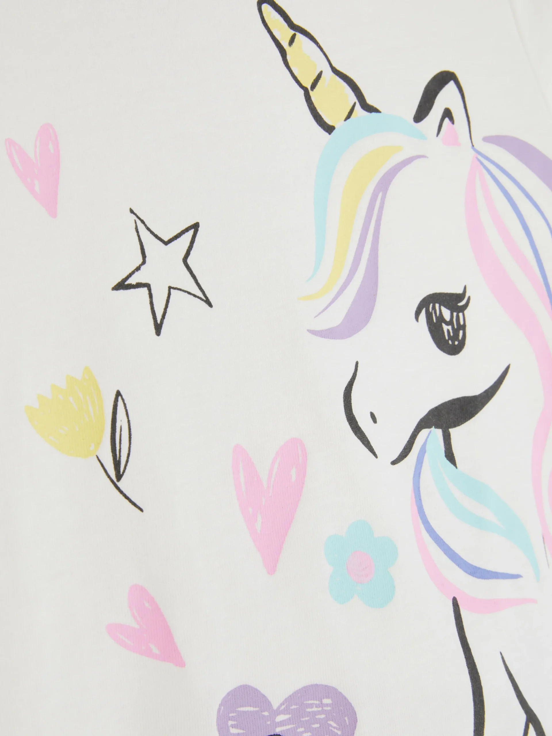 Unicorn Graphic T-Shirt|Primark
