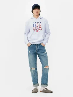 USA Print Hoodie|Primark Online