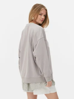 USA Print Oversized Sweatshirt|Primark New