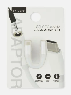 USB-C Audio Jack Adaptor Cable|Primark Online