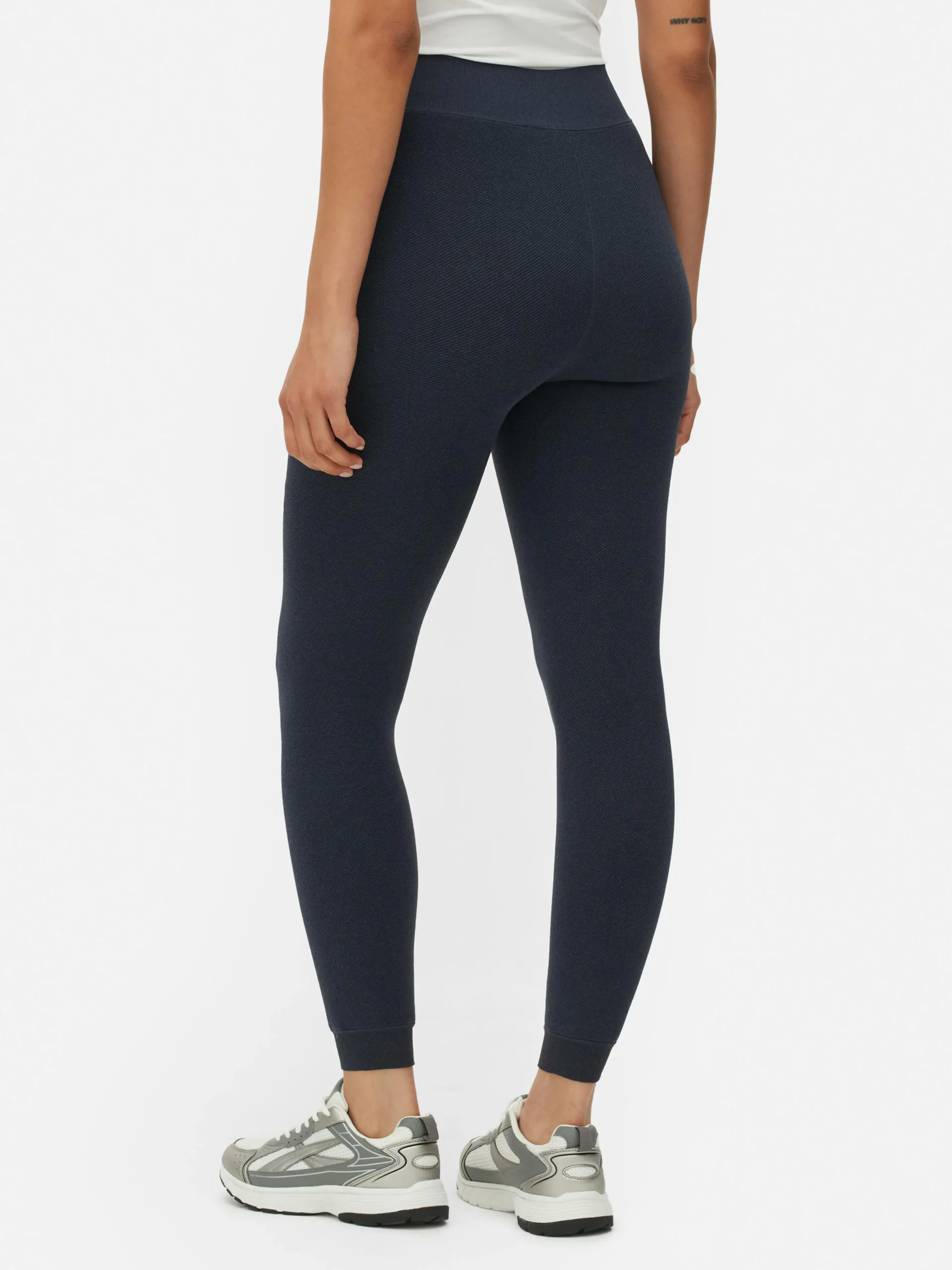 Velvet Plush Lined Denim Look Leggings|Primark Online
