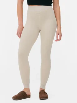 Velvet Plush Lined Leggings|Primark Clearance