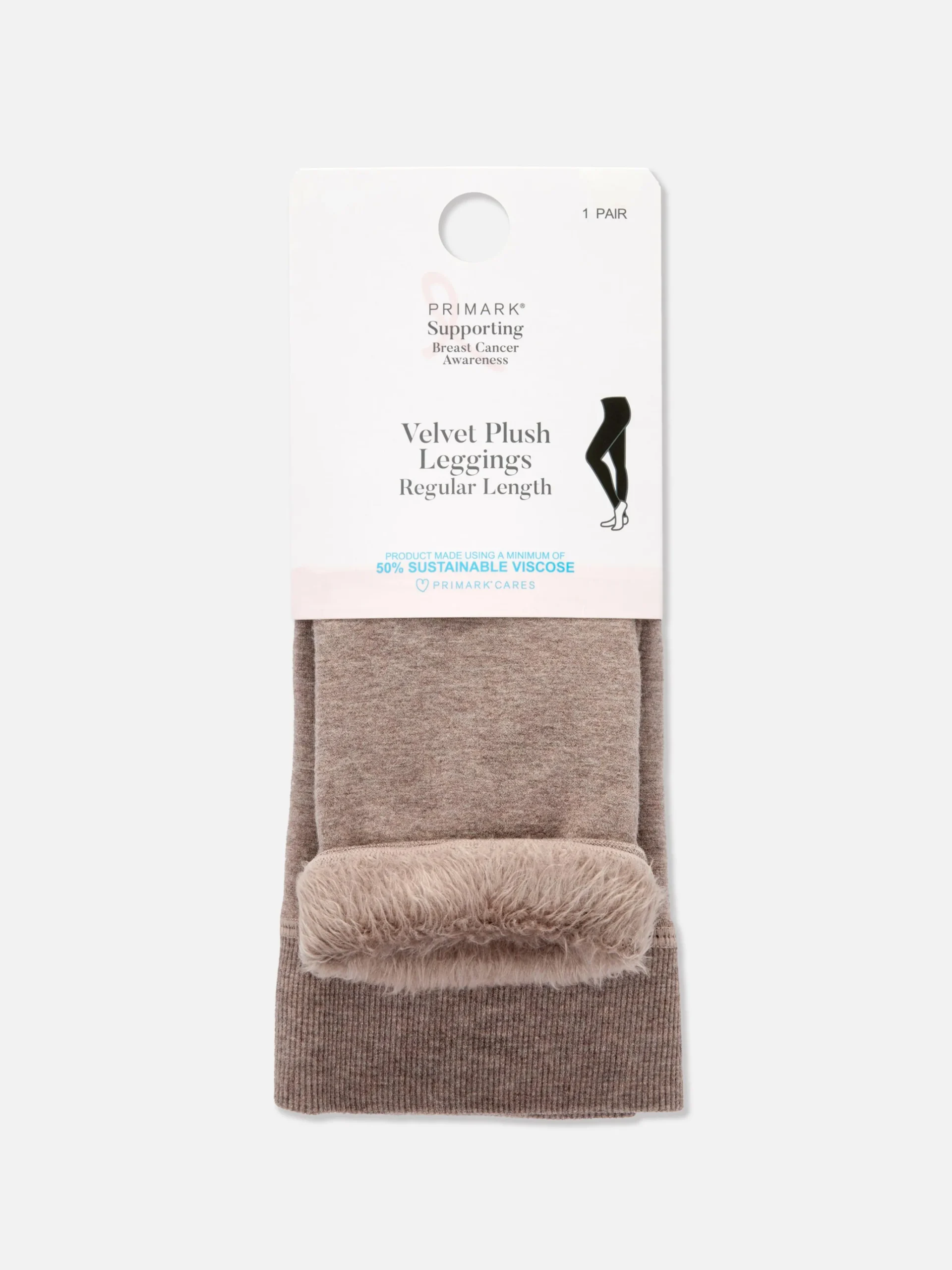 Velvet Plush Lined Leggings|Primark