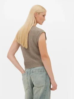 V-Neck Knit Tank|Primark Clearance