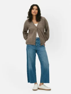 V-Neck Relaxed Fit Cardigan|Primark Outlet