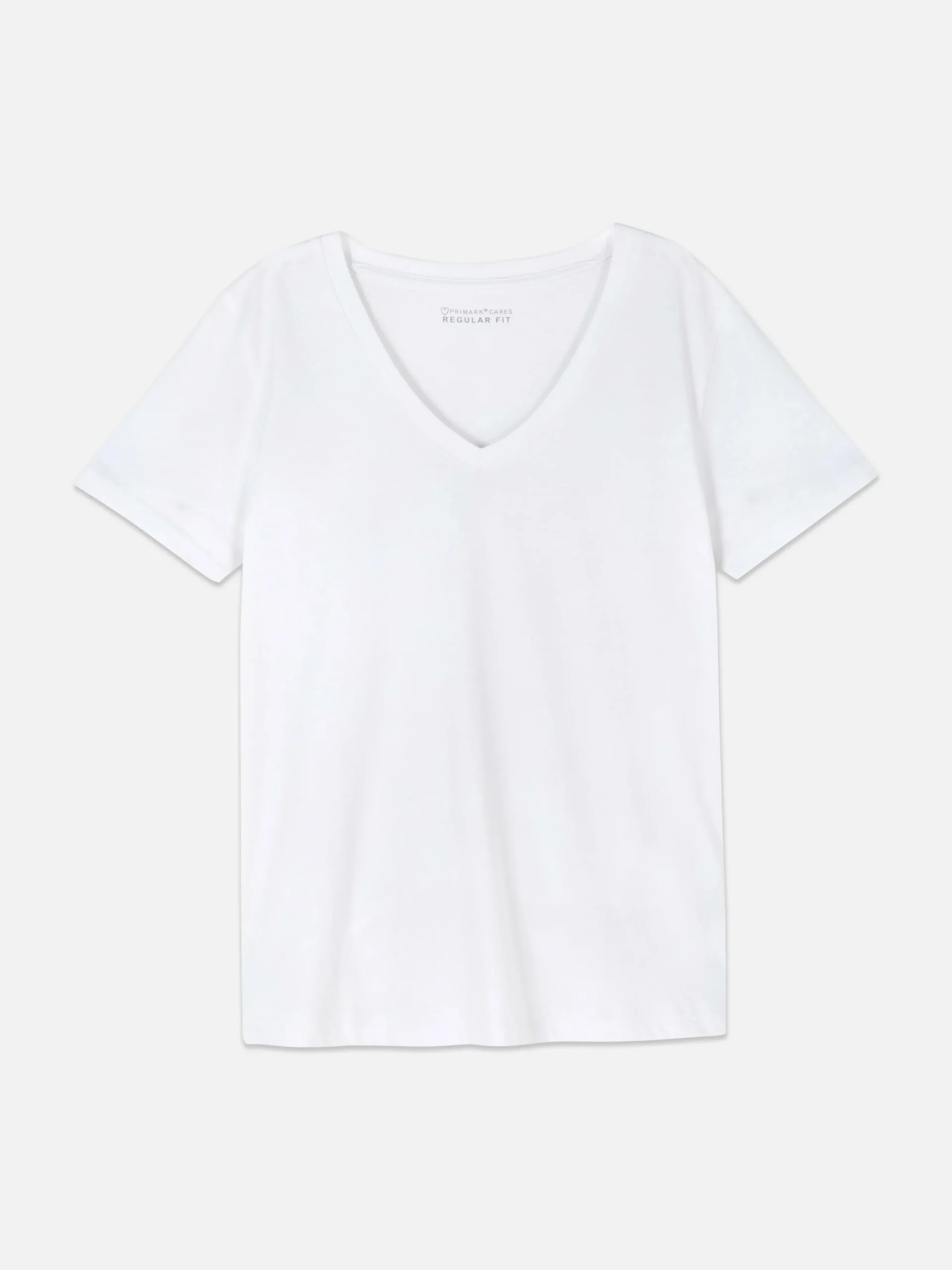 V-Neck Short Sleeve T-Shirt|Primark Outlet